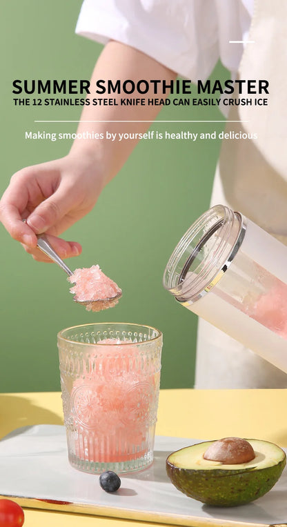 Wireless Portable Blender Cup  USB Juicer | FitNest UK