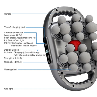 42-Head Massage Gun  Deep Tissue | FitNest UK