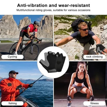 Breathable Half-Finger Fitness Gloves | FitNest UK