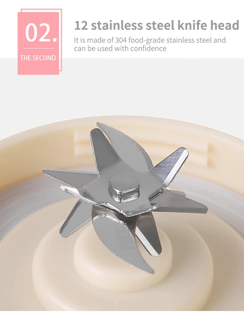 Wireless Portable Blender Cup  USB Juicer | FitNest UK