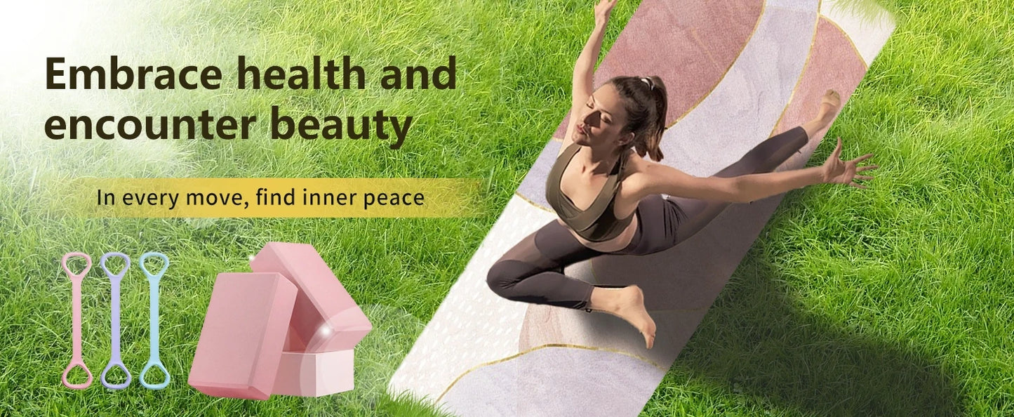 Natural Rubber Yoga Mat  Non-Slip | FitNest UK