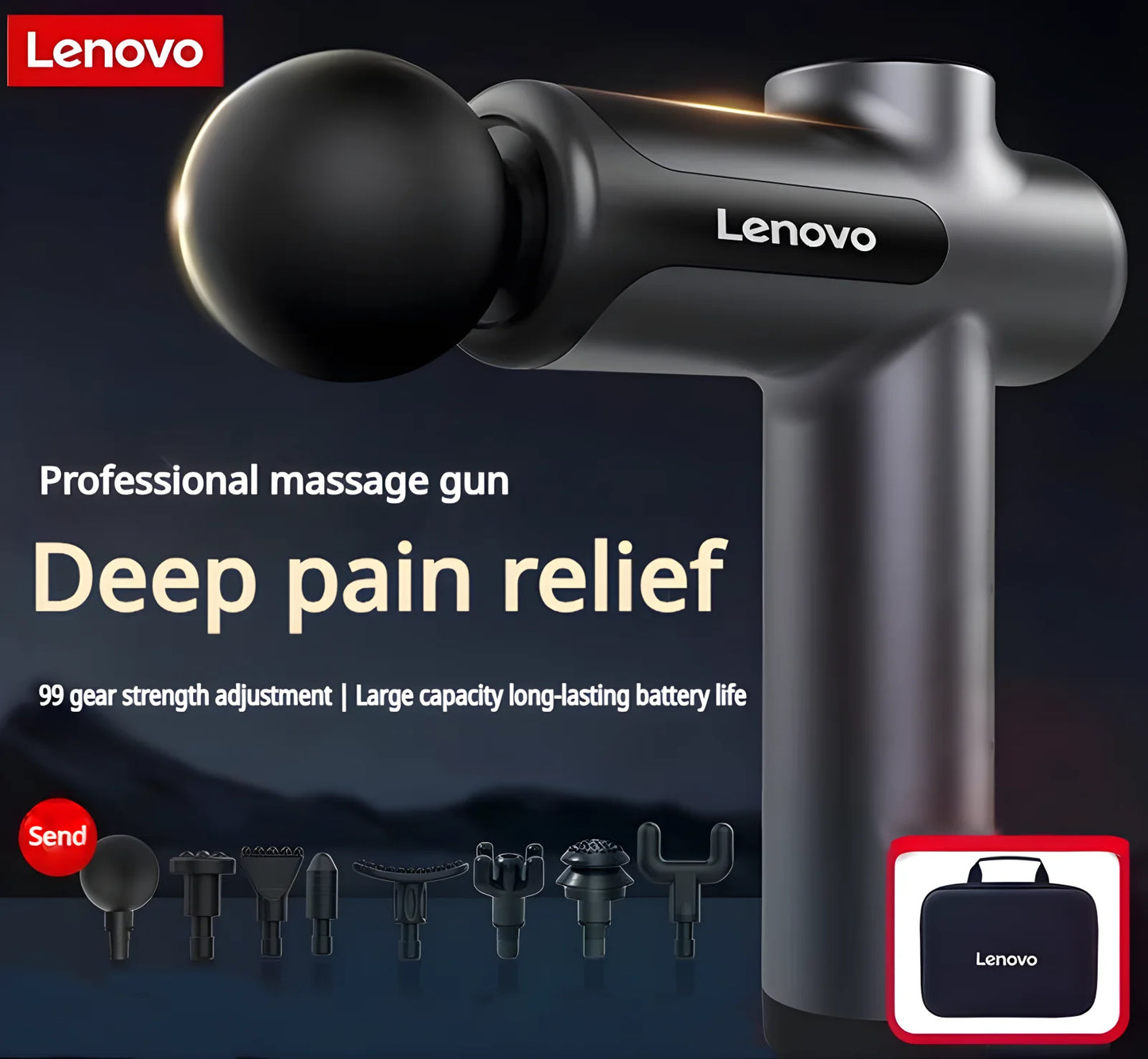 Lenovo N2/N3 Massage Gun  Fascia Massager | FitNest UK