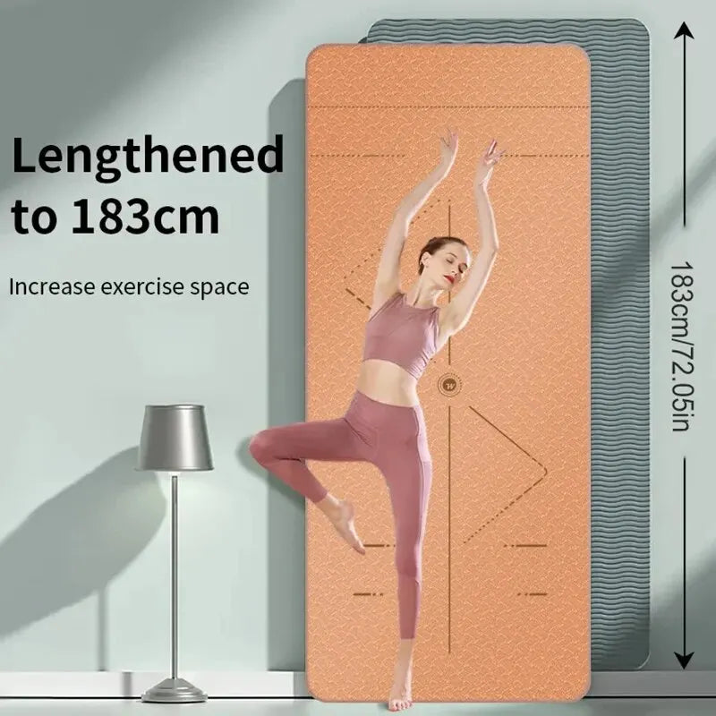 WESTTUNE Eco Yoga Mat - Non-Slip Exercise | FitNest UK
