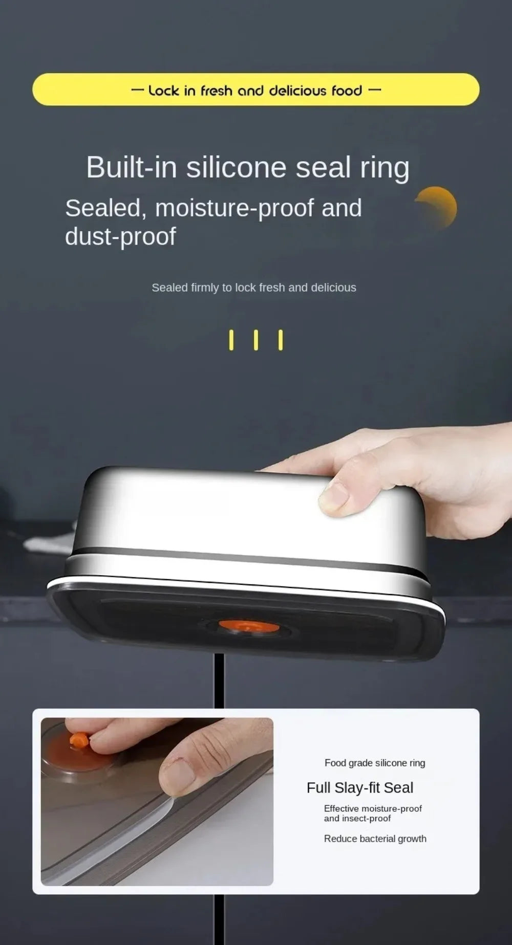 Stainless Steel Camping Lunch Box  Leakproof | FitNest UK