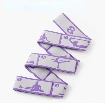 Yoga Stretching Strap  Elastic Band | FitNest UK