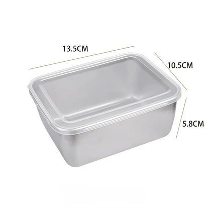 Stainless Steel Food Storage Box Set | FitNest UK