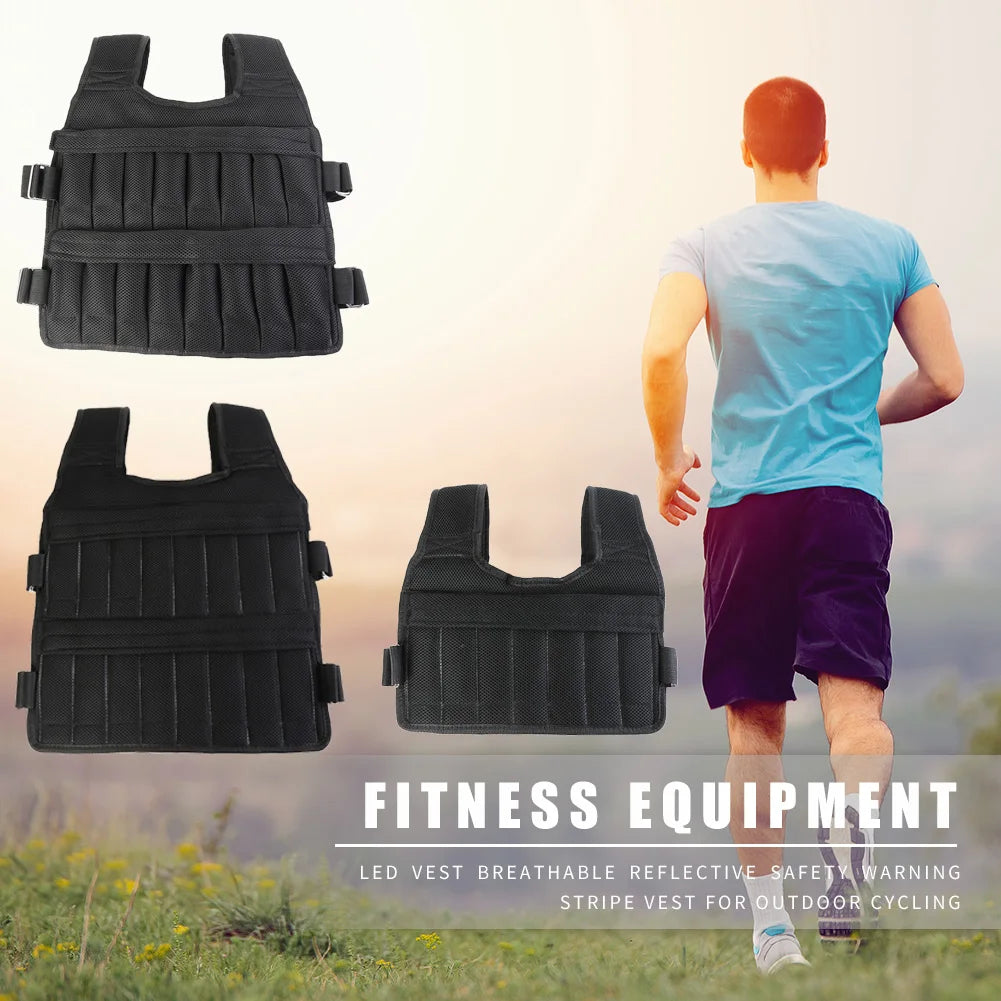 Adjustable Weight Training Vest 3-50kg | FitNest UK