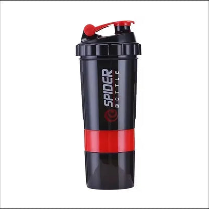 3-Layer Protein Shaker 550ml  Storage & Scale | FitNest UK