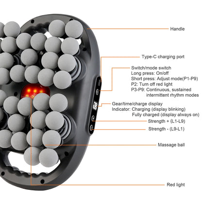 42-Head Massage Gun  Deep Tissue | FitNest UK
