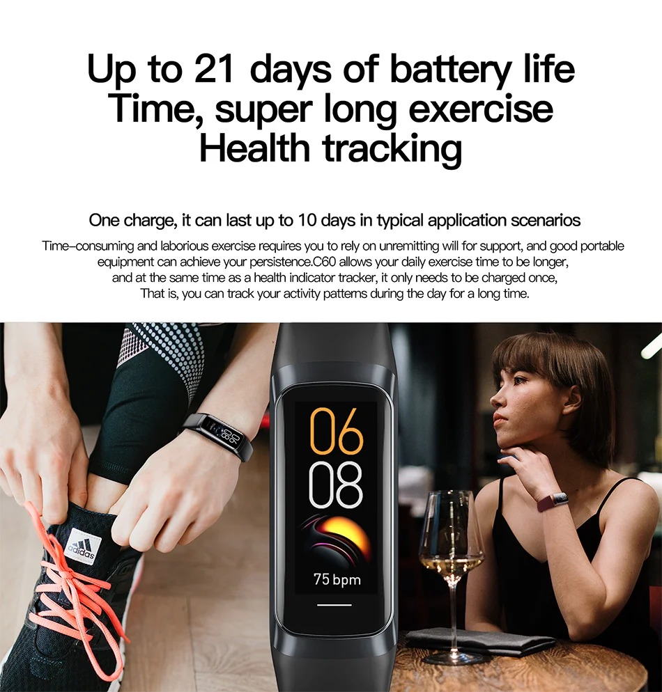 LIGE AMOLED Smartwatch  Waterproof Fitness | FitNest UK