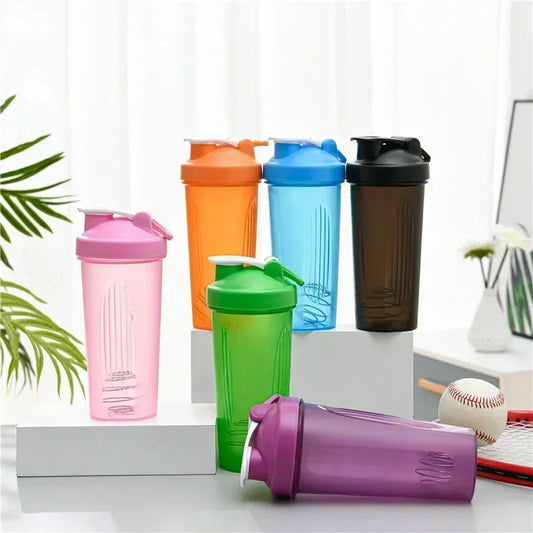 600ml Protein Shaker Bottle  Leak-Proof Mixer | FitNest UK