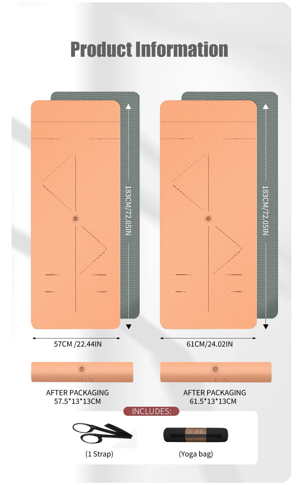 WESTTUNE Eco Yoga Mat - Non-Slip Exercise | FitNest UK