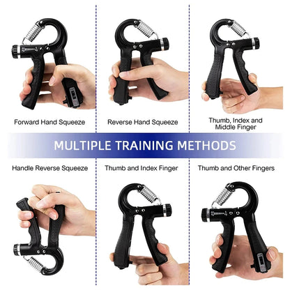Adjustable Hand Grip Strengthener w/ Counter | FitNest UK