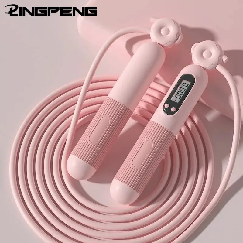 Electronic Counting Skipping Rope - Adjustable | FitNest UK