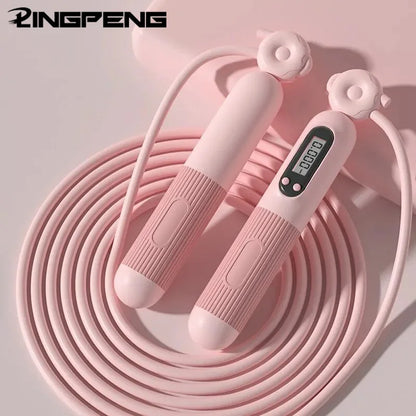 Electronic Counting Skipping Rope - Adjustable | FitNest UK
