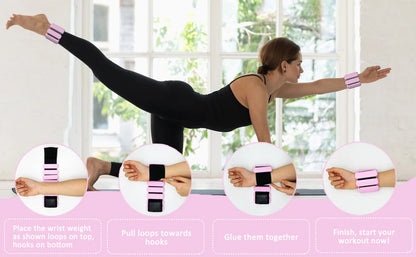 Adjustable Wrist & Ankle Weights  Fitness | FitNest UK