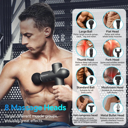 Booster Electric Massage Gun | Deep Tissue Muscle Relief UK