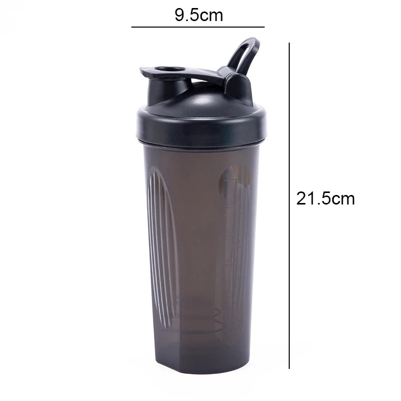 600ml Protein Shaker Bottle  Leak-Proof Mixer | FitNest UK