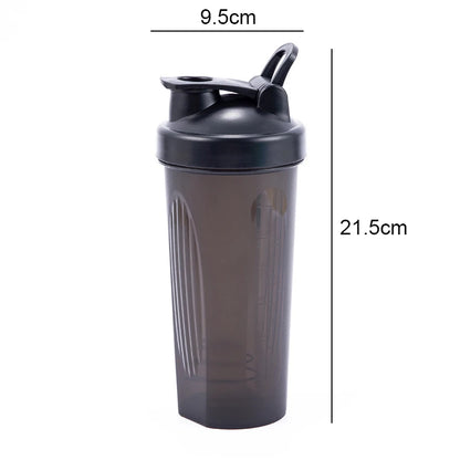 600ml Protein Shaker Bottle  Leak-Proof Mixer | FitNest UK