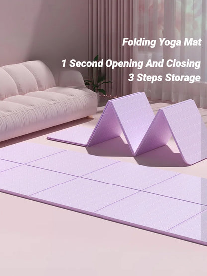Foldable Yoga Mat  Eco-Non-Slip Travel | FitNest UK
