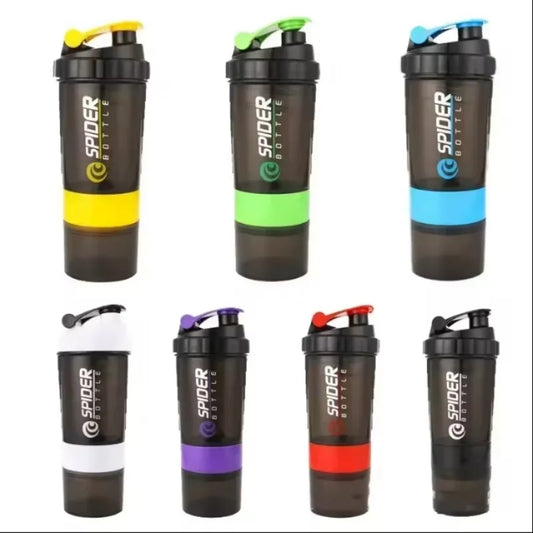 3-Layer Protein Shaker 550ml  Storage & Scale | FitNest UK