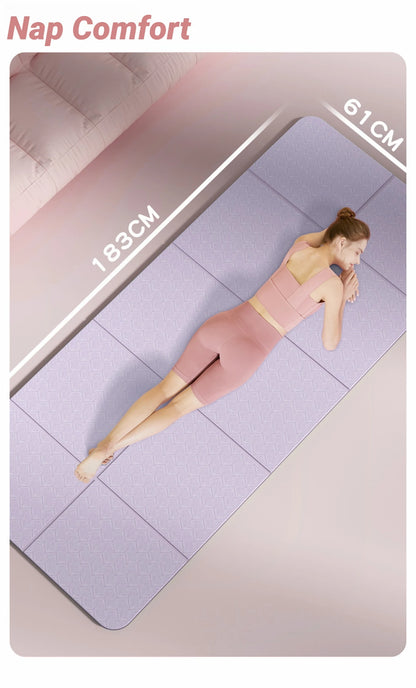 Foldable Yoga Mat  Eco-Non-Slip Travel | FitNest UK
