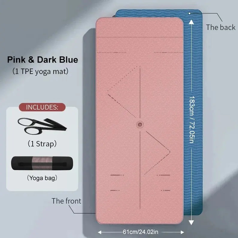 WESTTUNE Eco Yoga Mat - Non-Slip Exercise | FitNest UK