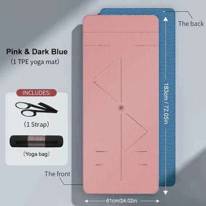 WESTTUNE Eco Yoga Mat - Non-Slip Exercise | FitNest UK