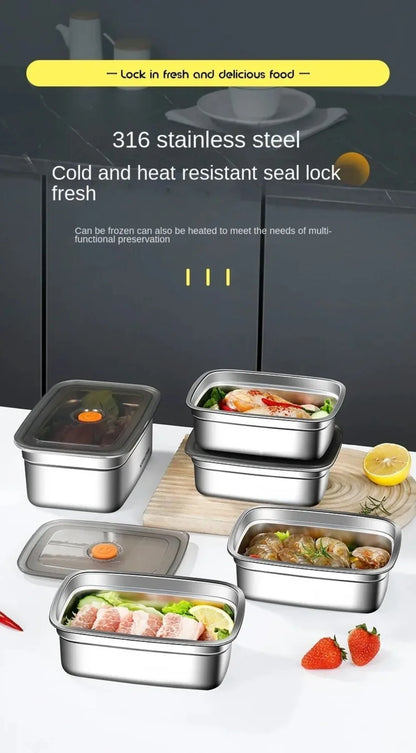 Stainless Steel Camping Lunch Box  Leakproof | FitNest UK