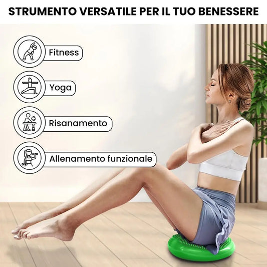 Pain Relief Balance Board with Massage Cushion | FitNest UK