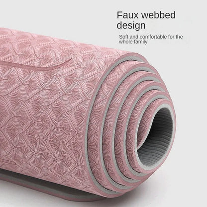 Natural Rubber Yoga Mat  Non-Slip | FitNest UK
