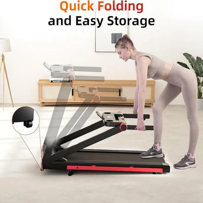 3HP Foldable Electric Treadmill - Quiet & Remote | FitNest UK