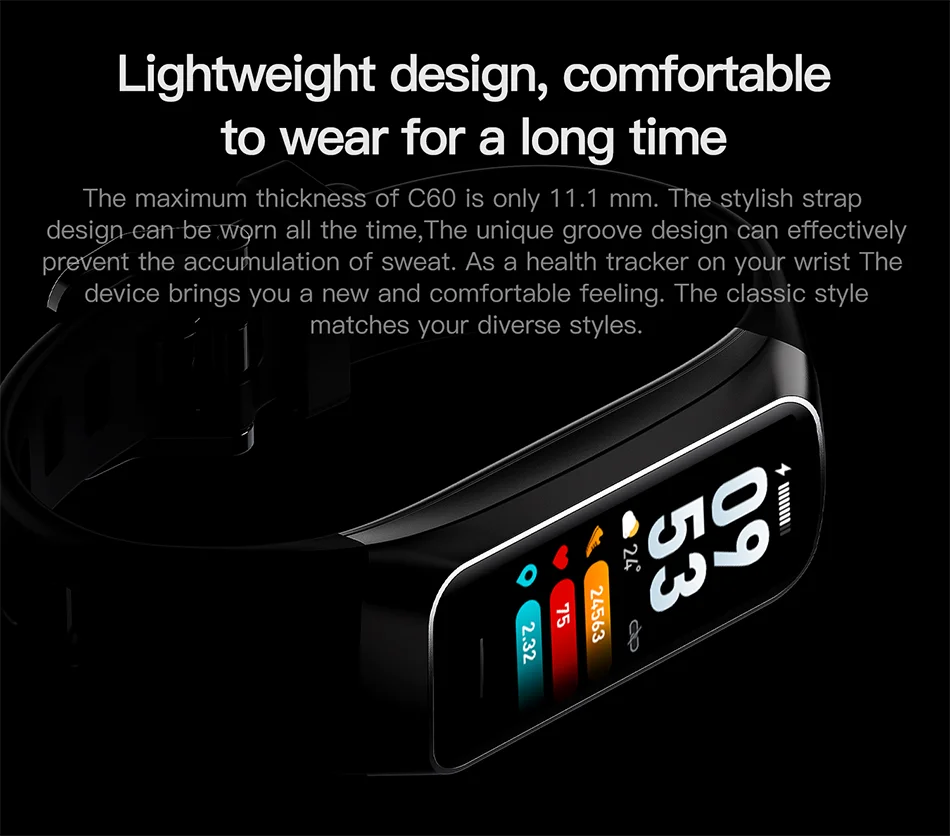 LIGE AMOLED Smartwatch  Waterproof Fitness | FitNest UK