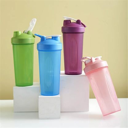 600ml Protein Shaker Bottle  Leak-Proof Mixer | FitNest UK