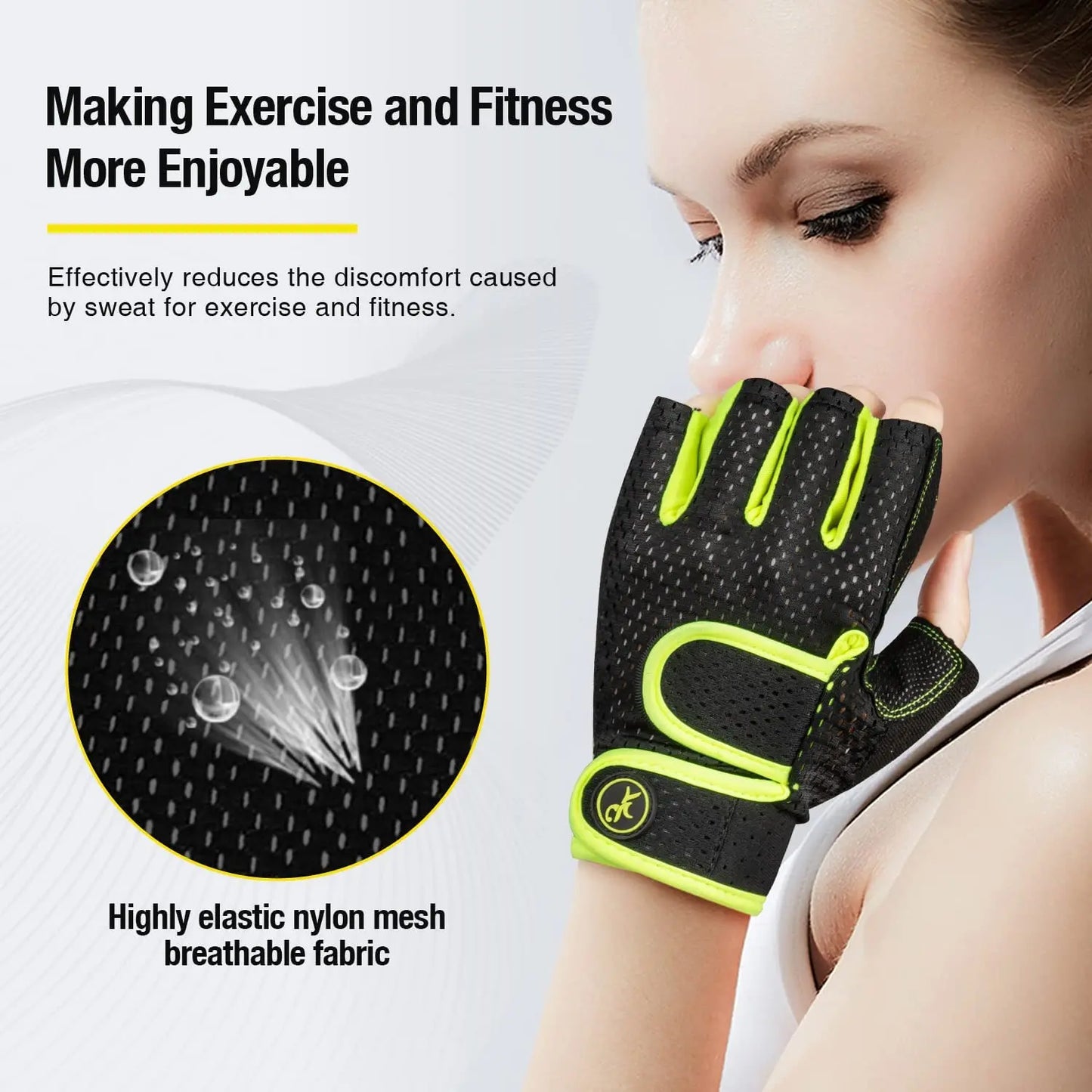 MOREOK Half-Finger Workout Gloves | FitNest UK