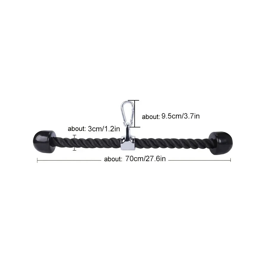 Triceps Rope Pulldown Attachment - Cable Handle | FitNest UK