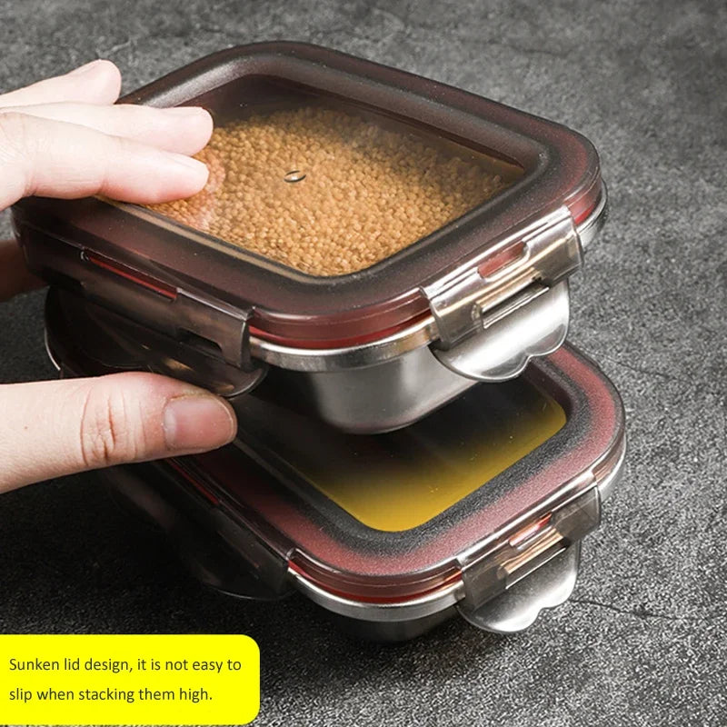 Stainless Steel Lunch Bento Box  Leakproof | FitNest UK