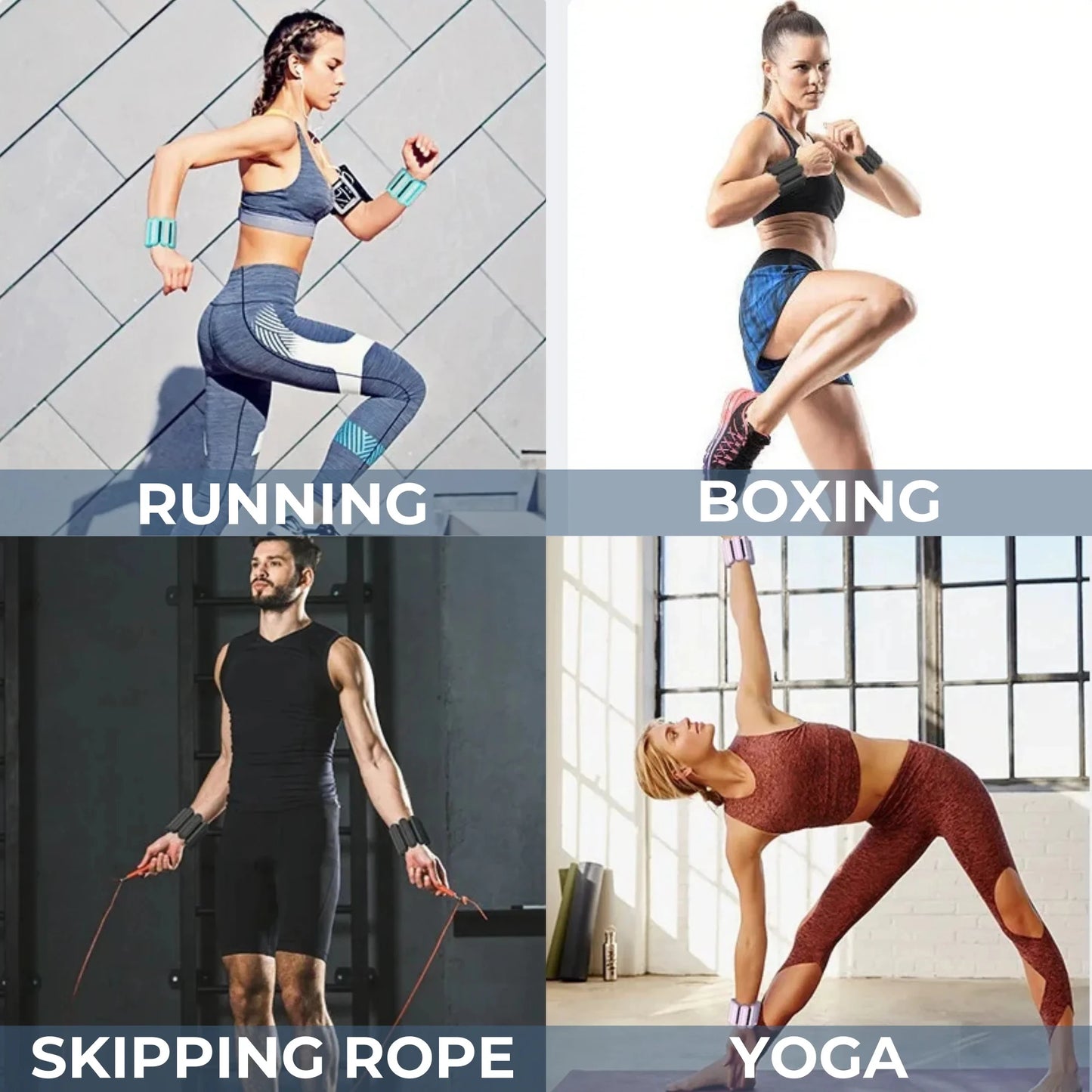 Adjustable Wrist & Ankle Weights Bracelet | FitNest UK