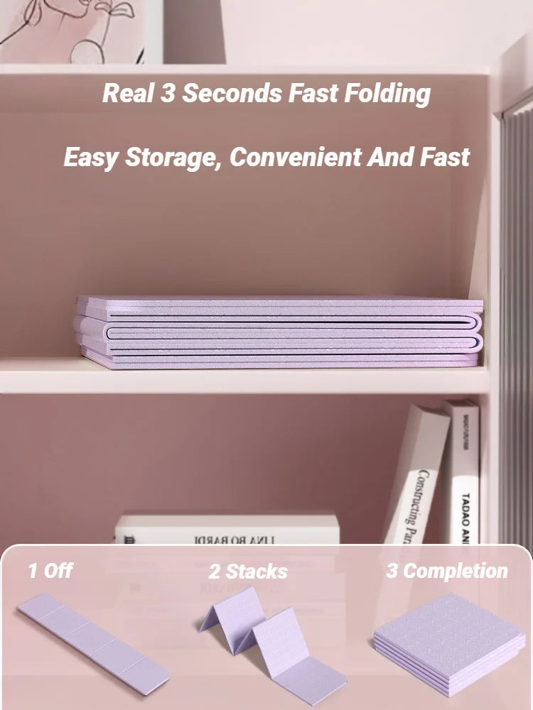 Foldable Yoga Mat  Eco-Non-Slip Travel | FitNest UK