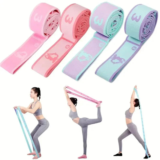 Yoga Stretching Strap  Elastic Band | FitNest UK