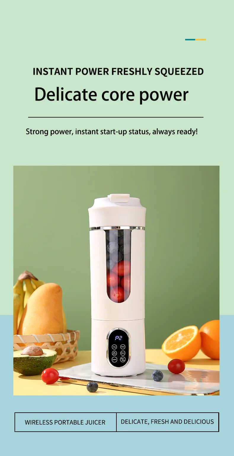 Wireless Portable Blender Cup  USB Juicer | FitNest UK
