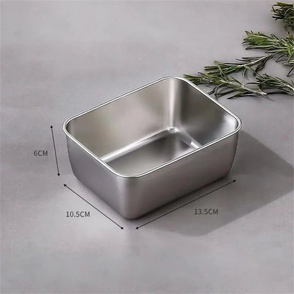 Stainless Steel Food Storage Box Set | FitNest UK