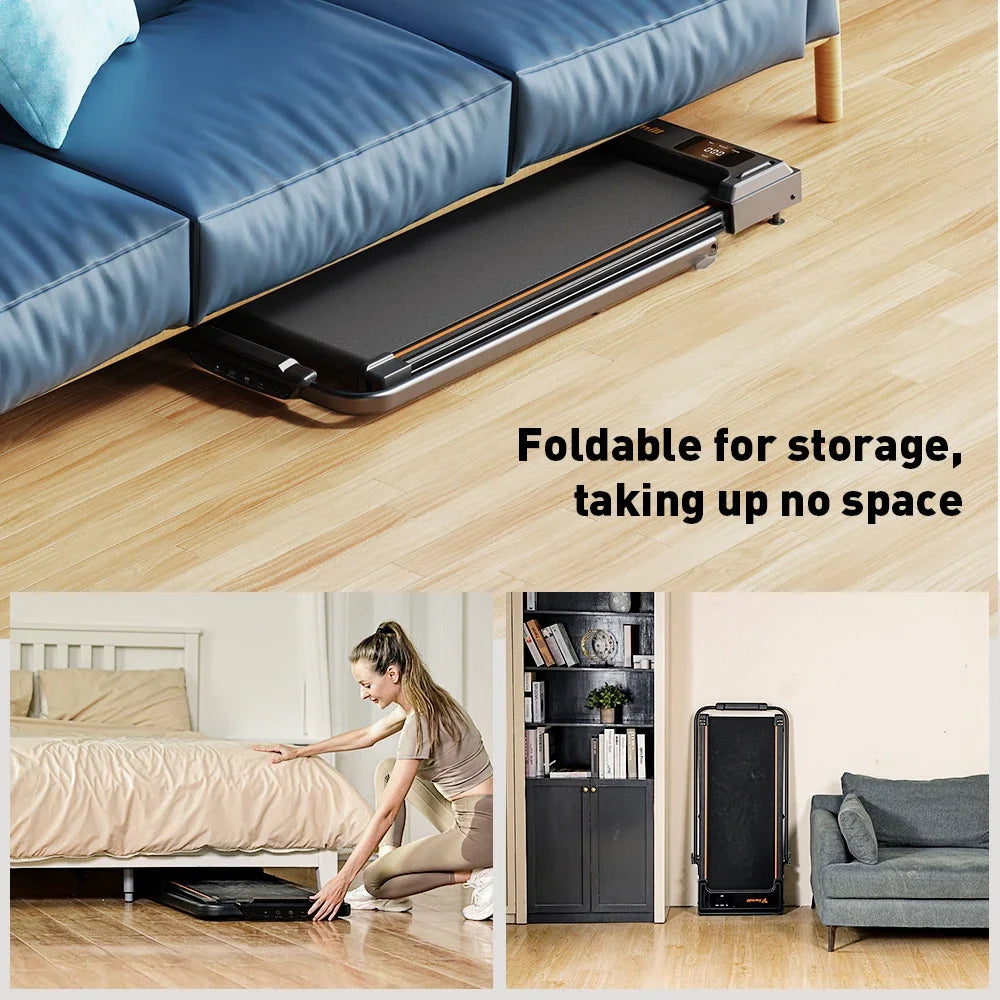 2-in-1 Foldable Treadmill – Walking & Running Machine-FitNest UK