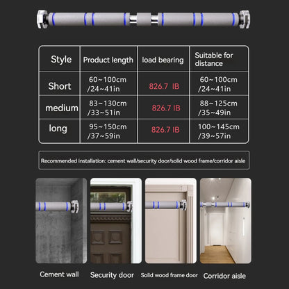 Adjustable Doorway Pull-Up Bar - Home Gym | FitNest UK