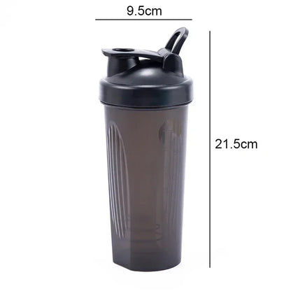600ml Protein Shaker Bottle  Leak-Proof Mixer | FitNest UK