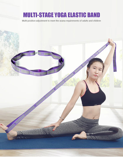 Yoga Resistance Band  Multi-Section Stretch | FitNest UK