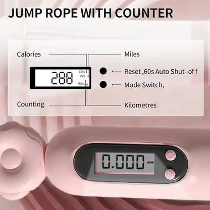 Electronic Counting Skipping Rope - Adjustable | FitNest UK