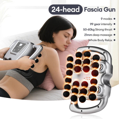 42-Head Massage Gun  Deep Tissue | FitNest UK