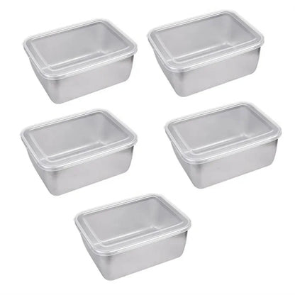 Stainless Steel Food Storage Box Set | FitNest UK