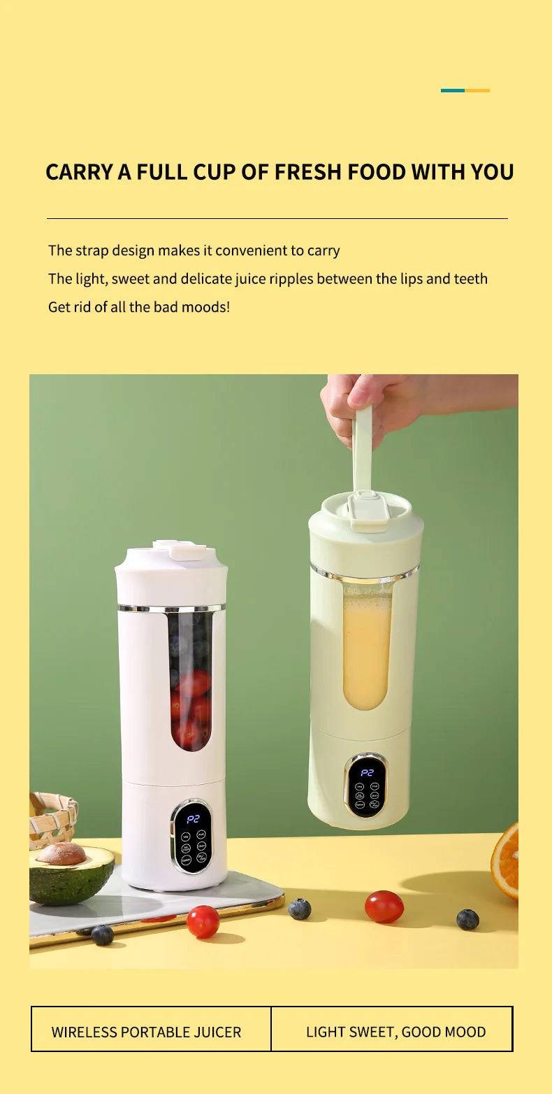 Wireless Portable Blender Cup  USB Juicer | FitNest UK